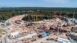 Construction site north, september 2020. Photo: M. Konradt/GSI/FAIR
