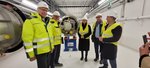 Erste supraleitende Magnete im SIS100-Tunnel