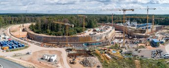 FAIR construction site Photo: M. Konradt/GSI Helmholtzzentrum für Schwerionenforschung GmbH
