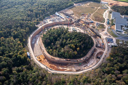 Construction site of the tunnel for the SIS100 particle accelerator of FAIR, October 2019 Photo: D. Fehrenz/GSI/FAIR