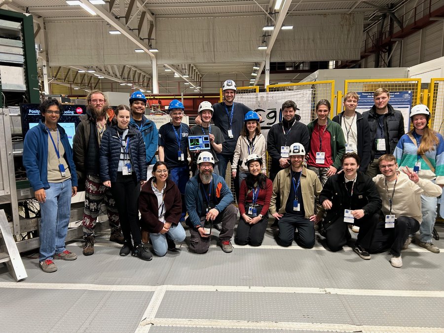 The team on site at CERN