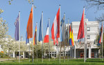 Flags of the FAIR Partner Countries on FAIR/GSI premises
