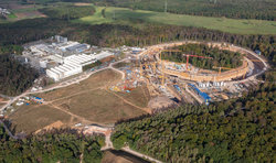 FAIR construction site – Aerial View, October 2019 Photo: D. Fehrenz/GSI/FAIR