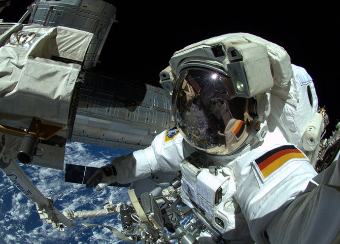 An Astronaut's selfie: Alexander Gerst at the international space station